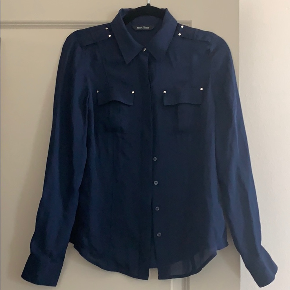 White House Black Market Women’s Silk Top 4